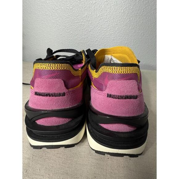 Nike Waffle One Active Fuchsia Pink Yellow Black DC2533-600 Women's Shoes - Picture 8 of 9